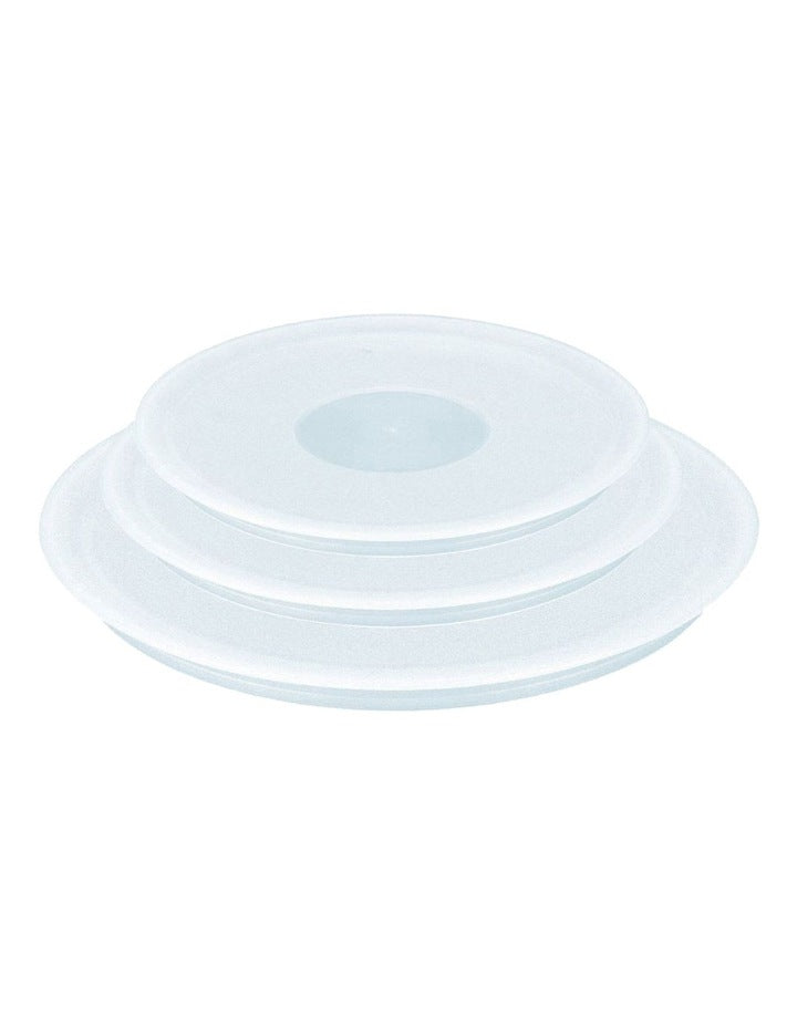 Ingenio Plastic Lids 16, 18, 20cm Set of 3 in White