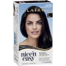 Clairol Nice 'N Easy Permanent 2 Black Hair Colour each