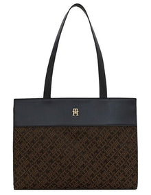 Im Latam Jacquard Tote Bag  in Black