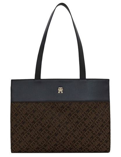 Im Latam Jacquard Tote Bag  in Black