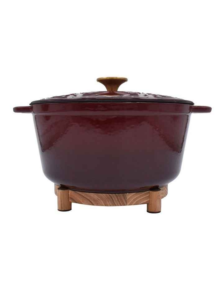 Fleur De Lis Trivet Teak 20cm