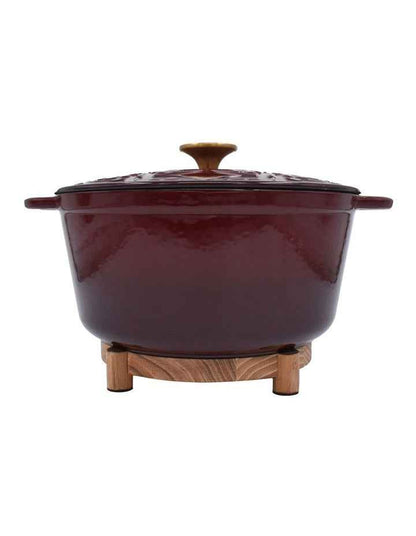 Fleur De Lis Trivet Teak 20cm