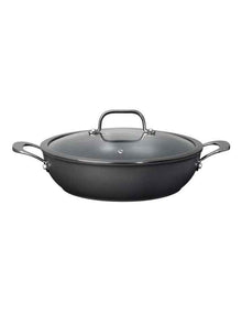 ARCTEC Forged 28cm Saute with Lid & Pot Protector - Black