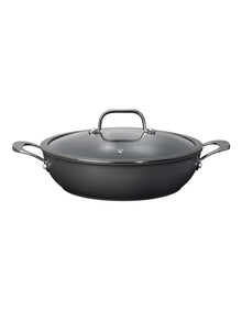 ARCTEC Forged 28cm Saute with Lid & Pot Protector - Black