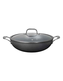 ARCTEC Forged 32cm Wok with Lid & Protector - Black