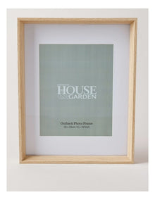 Outback MDF Wood Photo Frame 20x25cm in Brown