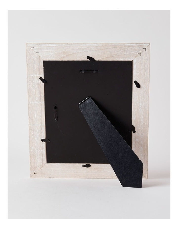 White Wash Timber Photo Frame 13x18cm in White