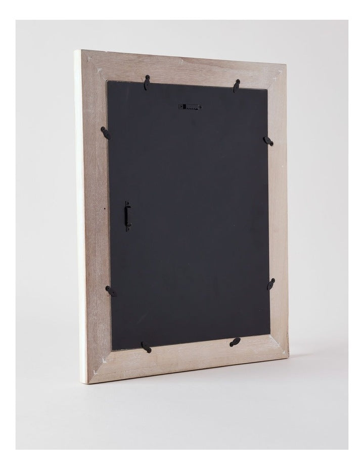 White Wash Timber Photo Frame 20x25cm in White