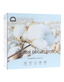 Cotton Collection Summer Quilt in White