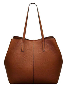 Dukes Place Large Open Top Tote in Tan