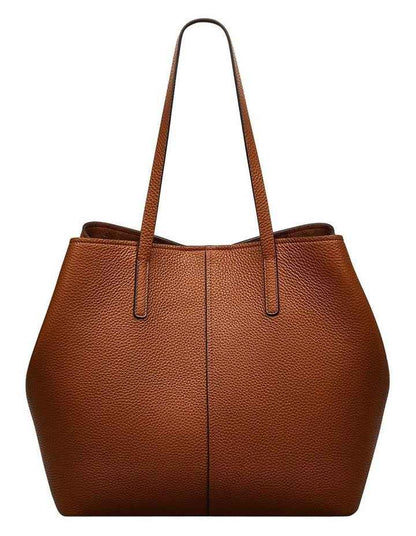Dukes Place Large Open Top Tote in Tan