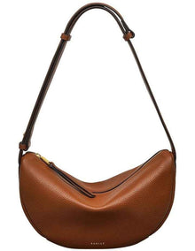 Dukes Place Medium Ziptop Sling Bag in Tan