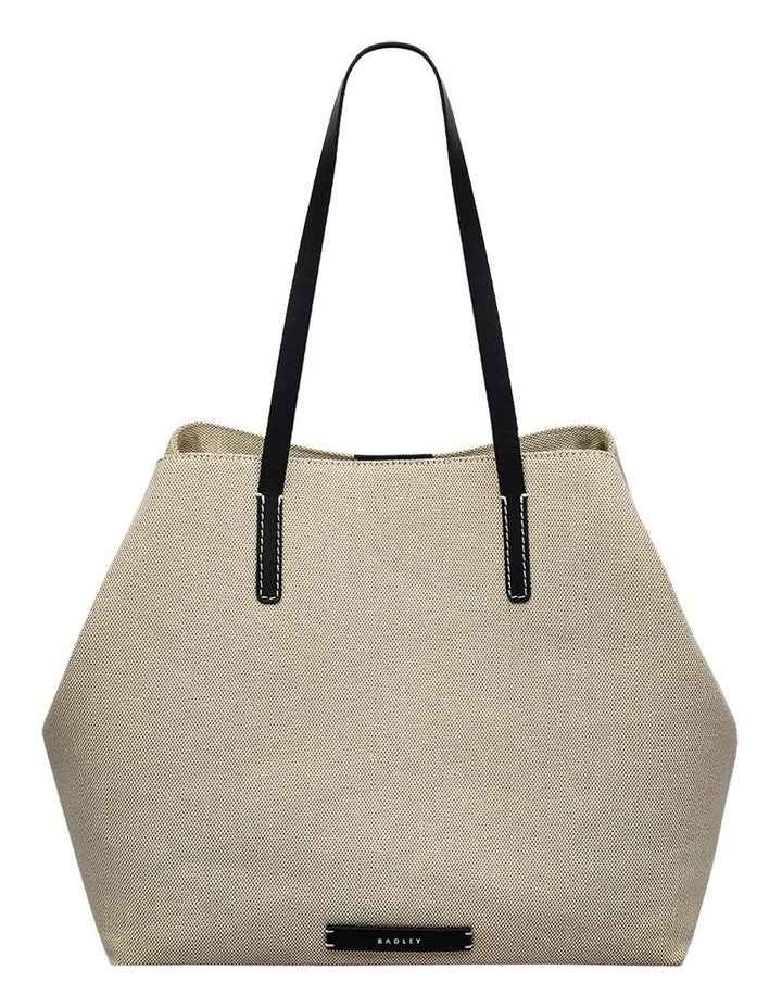 Dukes Place Large Open Top Tote in Beige