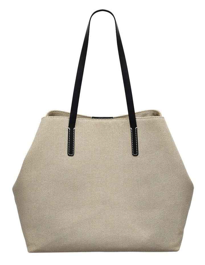 Dukes Place Large Open Top Tote in Beige