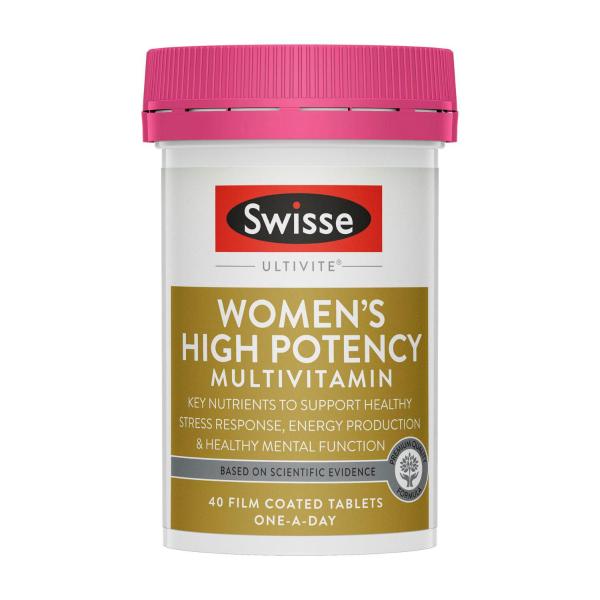 SWISSE ULTIVITE WOMENS HIGH POTENCY MULTIVITAMIN 40 TABLETS