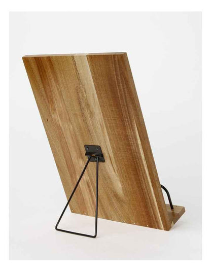 Acacia Wood Recipe Holder in Natural