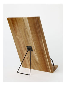 Acacia Wood Recipe Holder in Natural