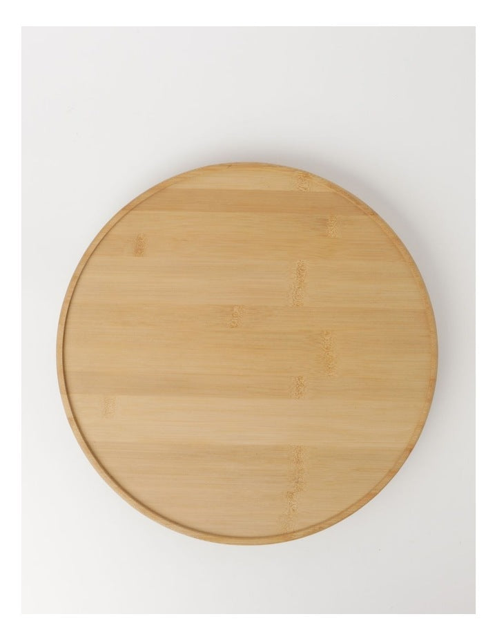 Bamboo 15in/40cm Lazy Susan in Natural