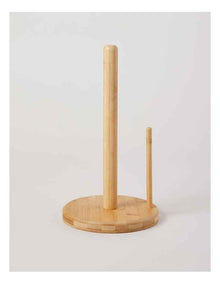Bamboo Paper Towel Holder in Natural