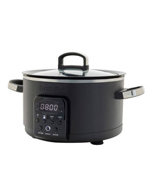 Bistro Slow Cooker in Black PFAS-free ceramic non-stick