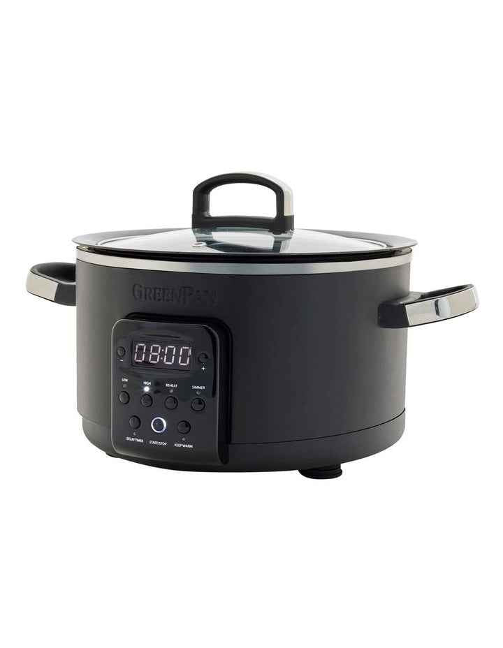 Bistro Slow Cooker in Black PFAS-free ceramic non-stick