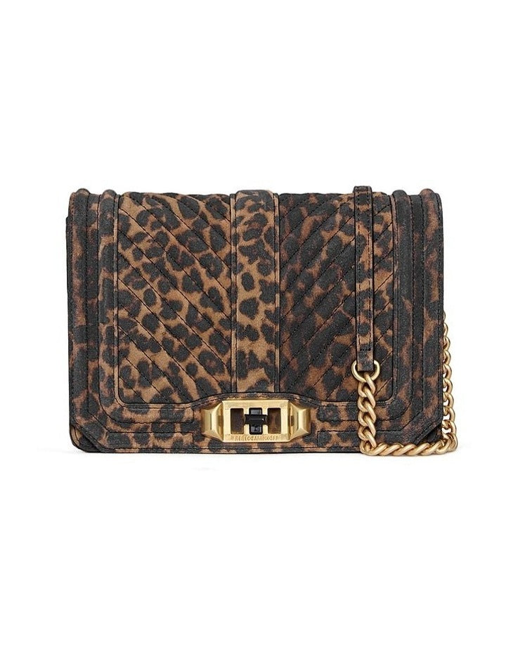 Chevron Quilted Crossbody Bag in Multi