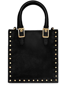 Studded Crossbody Bag in Black