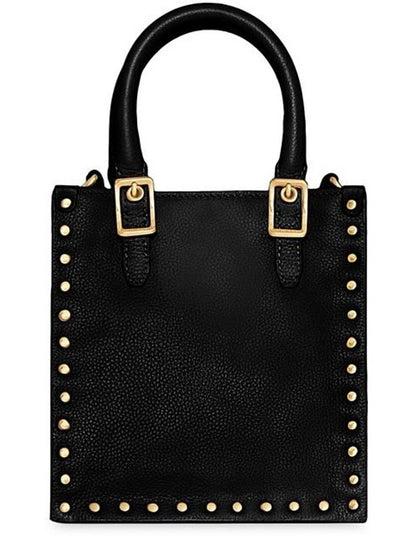 Studded Crossbody Bag in Black
