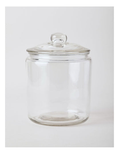 Glass 4L Storage Canister in Clear