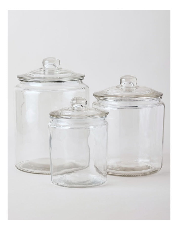 Glass 4L Storage Canister in Clear