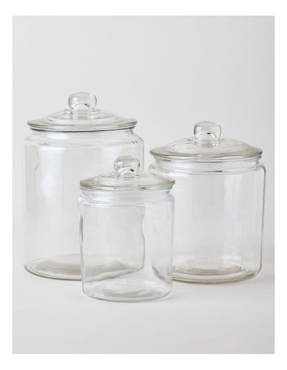 Glass 4L Storage Canister in Clear