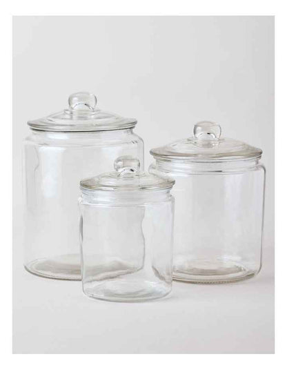 Glass 4L Storage Canister in Clear