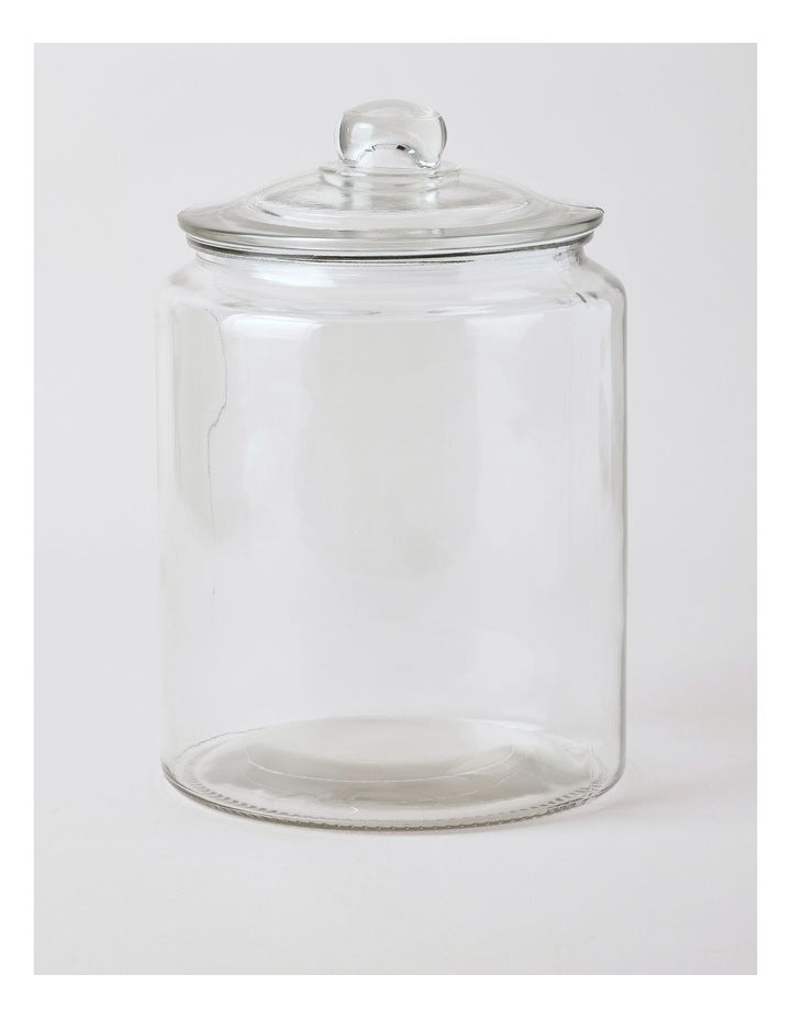 Glass 5.8L Storage Canister in Clear