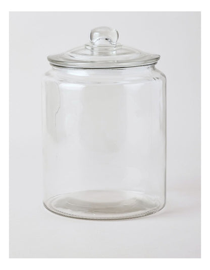 Glass 5.8L Storage Canister in Clear