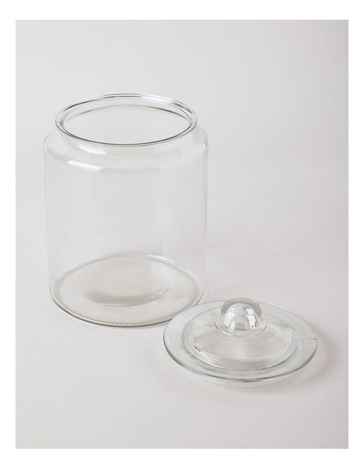 Glass 5.8L Storage Canister in Clear