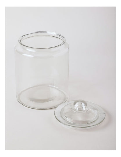 Glass 5.8L Storage Canister in Clear