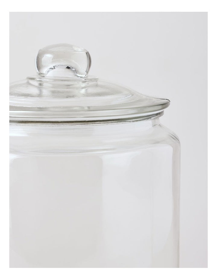 Glass 5.8L Storage Canister in Clear