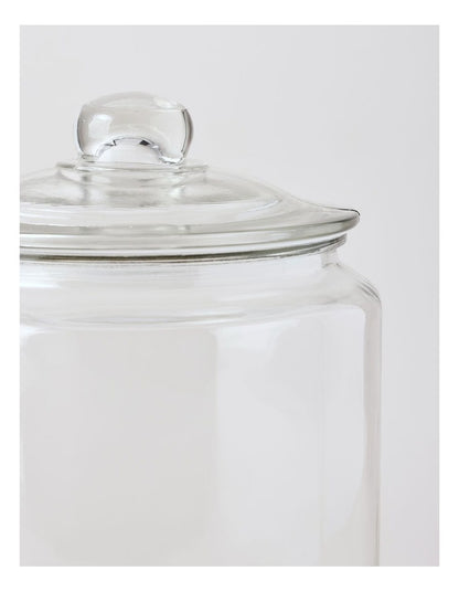 Glass 5.8L Storage Canister in Clear