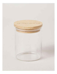 10cm Round Storage Canister Set of 6 in Clear