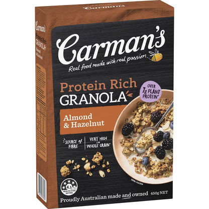 Carman's Granola Protein Rich Almond & Hazelnut 450g