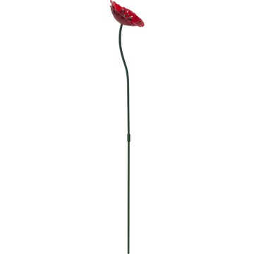 Green Gardener Metal Poppy Red each