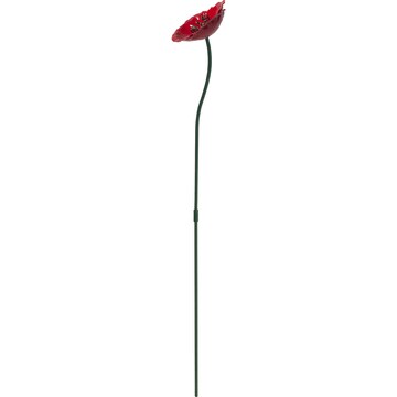 Green Gardener Metal Poppy Red each