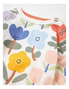 Neddie Tulip Bodysuit in Oat Marle