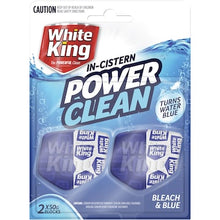 White King Power Clean In Cistern Bleach & Blue 2 pack
