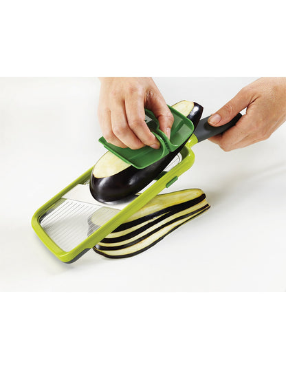 Multi-Grip Mandoline 30cm Precision Food Grip Slicer Green
