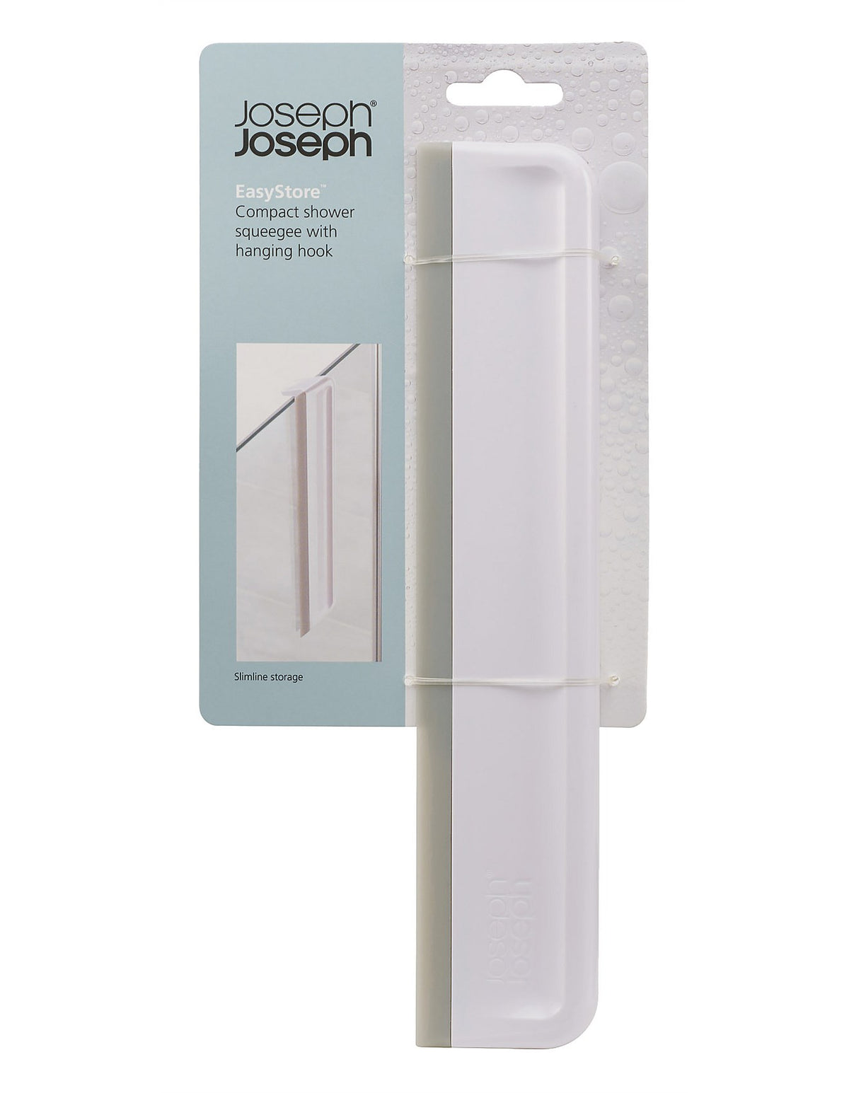 EasyStore 25cm Slimline Shower Squeegee Light Grey