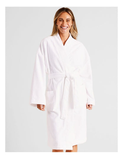 Ellis Bathrobe in White