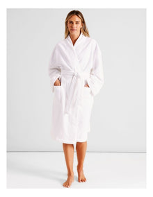 Ellis Bathrobe in White