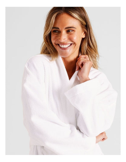 Ellis Bathrobe in White