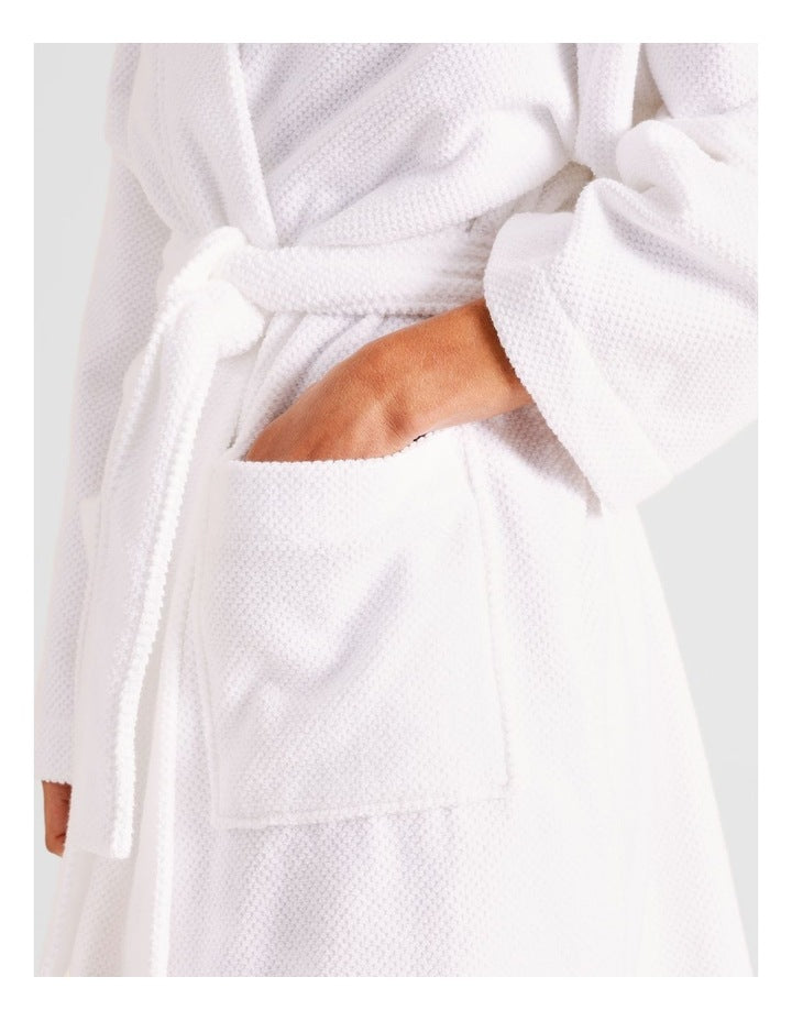 Ellis Bathrobe in White